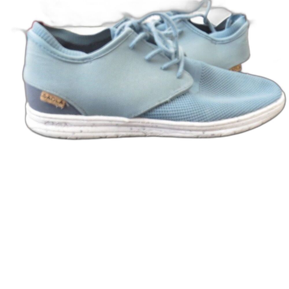 Saola Semnoz II Eco-Friendly Knit Sneaker Blue Women's Size 9.5 EUC - Picture 11 of 14